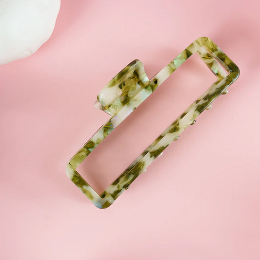 Haarknijper Big Viv | Mosgroen