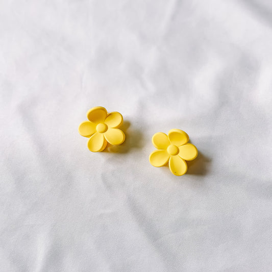 Haarknijper Pastel Flower | Geel