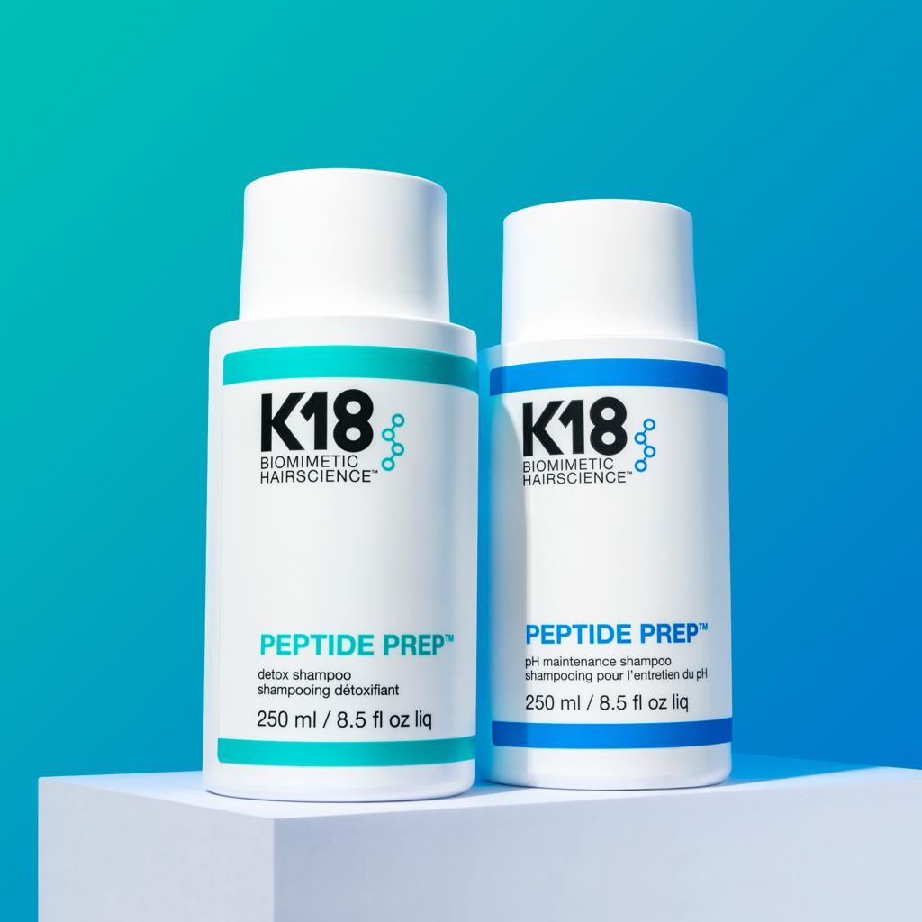K18 peptide prep I Detox shampoo